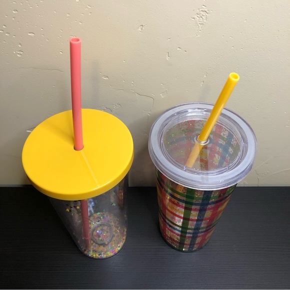 Two BANDO BAN.DO Sip Sip 20oz Tumbler W/Straw - Picture 2 of 3
